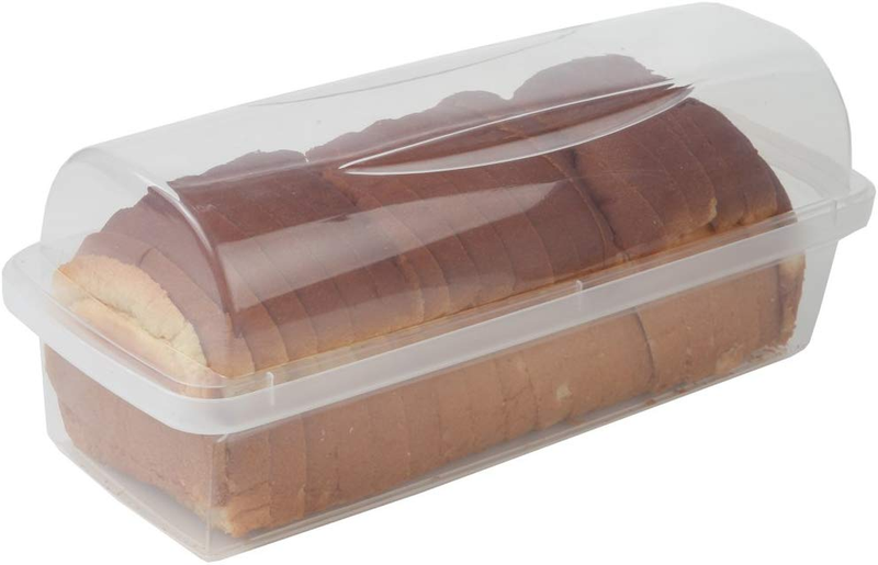 HomeX Transparent Plastic Bread Box Storage with Nesting Lid Locks BPA Free eBay