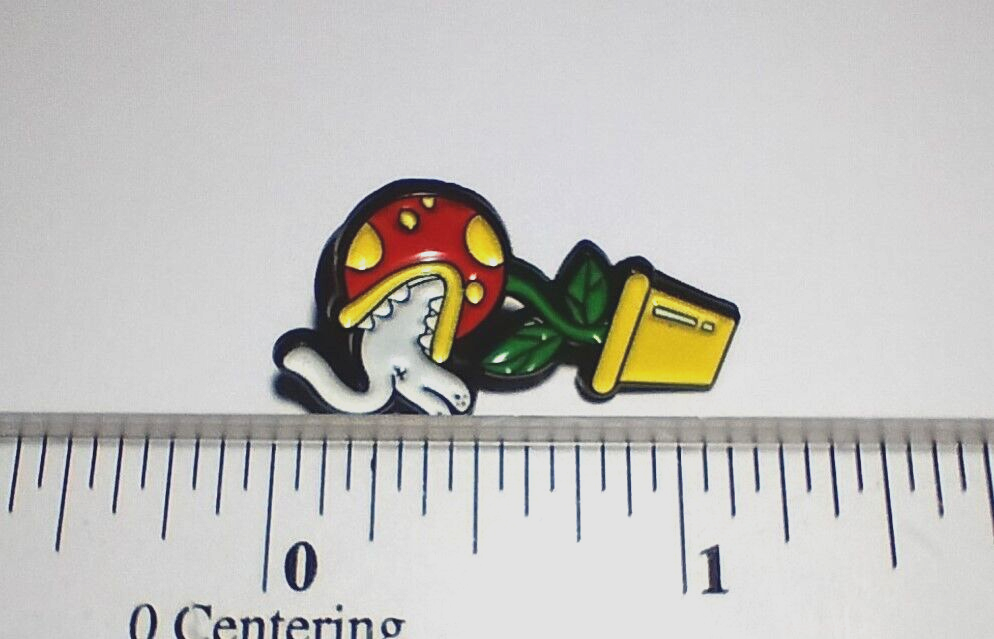 Cat Piranha Venus Fly Trap Plant Kitty Enamel Pin