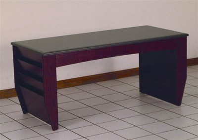 Coffee Table & Magazine Rack w Solid Wood Construction & Bla [ID 376494]