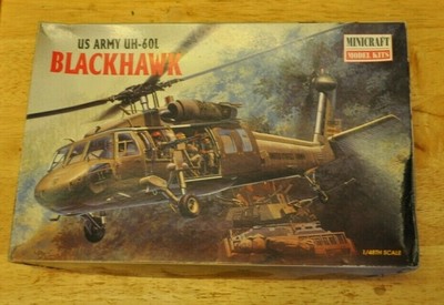 Minicraft Model Aircraft Kit 11621 1/48 Scale US Army UH-60L Blackhawk