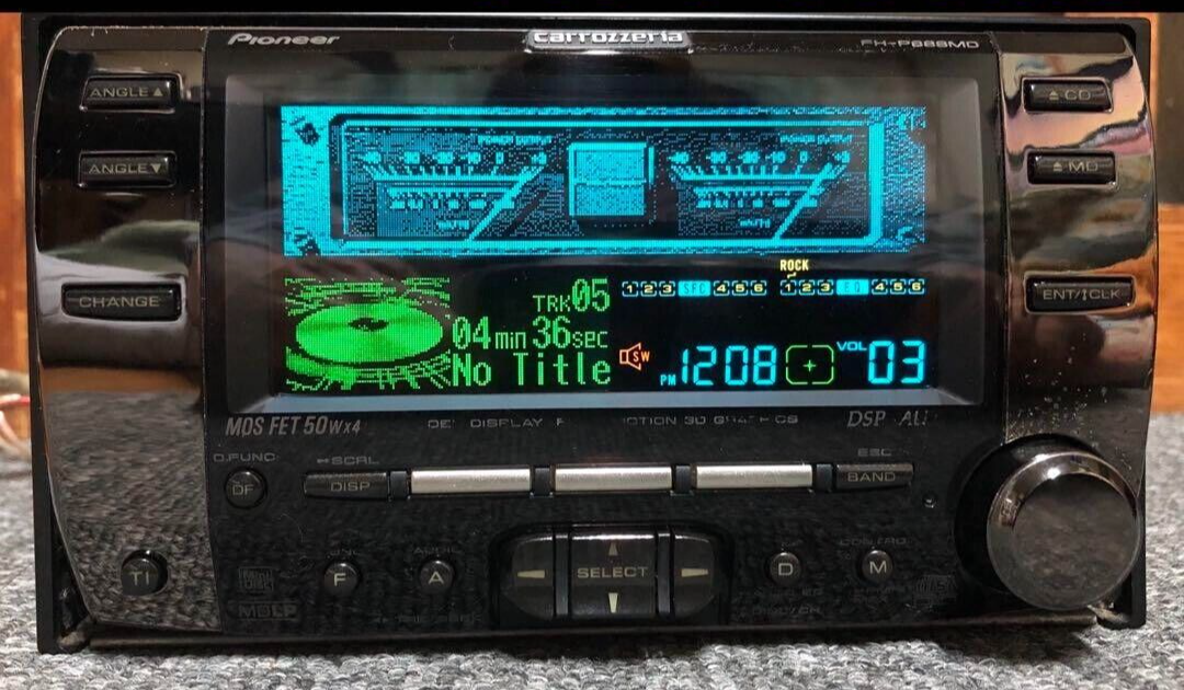 カロッツェリア carrozzeria FH-P999MDR カーステレオ Pioneer Carrozzeria FH-P999MDR Car Audio In Dash Unit 2DIN