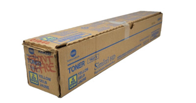 Genuine Konica Minolta TN321Y (A33K230) Yellow Toner Cartridge - NEW SEALED