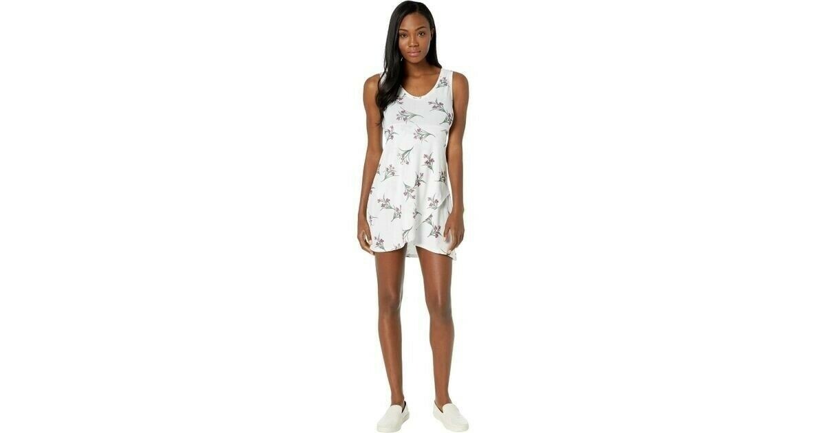 Fig Clothing 270092 Women's Axa Purple Oleander Sleeveless Dress Size Large