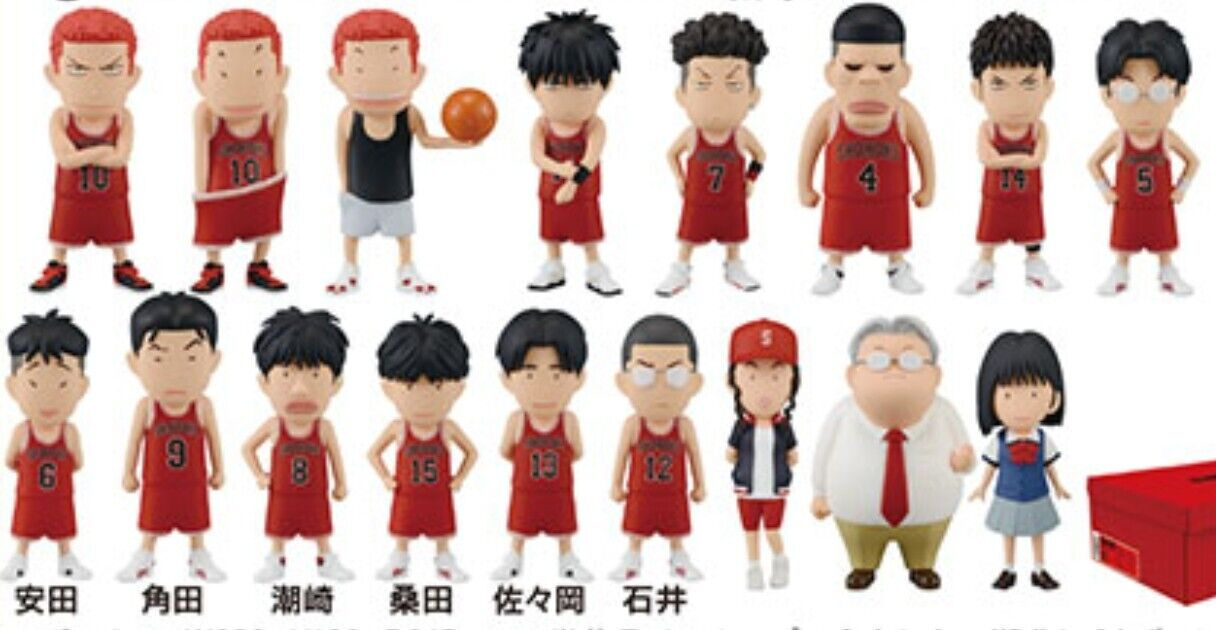 HF6689 SLAM DUNK FIGURE COLLECTION 湘北SET The First Slam Dunk Figure Collection Shohoku Complete Set