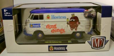 1960 '60 VW DELIVERY VAN HOSTESS DING DONGS 1:24 M2 MACHINES