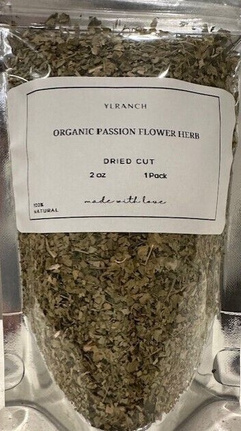 Organic Passion Flower Herb Cut / Farm Fresh Packed USA Free Ship
