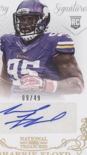 2013 Panini National Treasures Sharrif Floyd #329