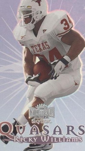 1999 Skybox Metal Universe Ricky Williams #1 Q