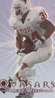 1999 Skybox Metal Universe Ricky Williams #1 Q