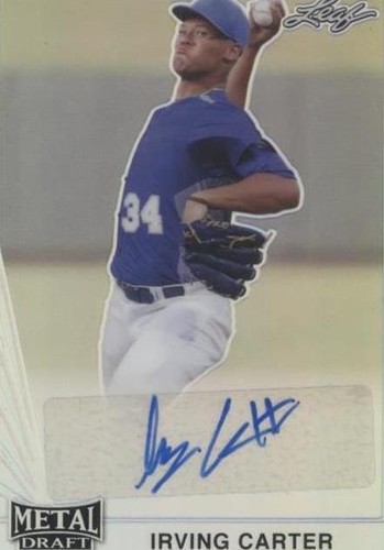 2021 Leaf Metal Draft - Irving Carter #LA-IC1