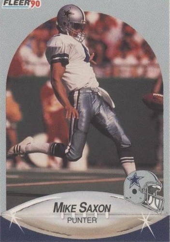 1990 Fleer Mike Saxon #394
