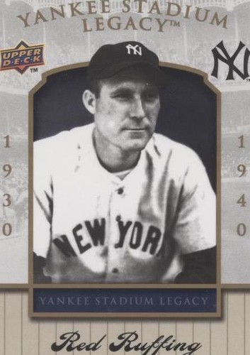 2008 Upper Deck Yankee Stadium Legacy Final Season Box Set - Red Ruffing #12