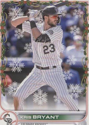 2022 Topps Holiday - Kris Bryant #HW169