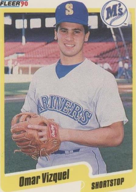 Fleer 1990 - Omar Vizquel #528