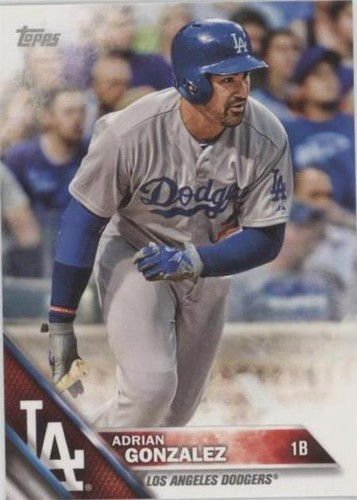 2016 Topps Mini - Adrian Gonzalez #215