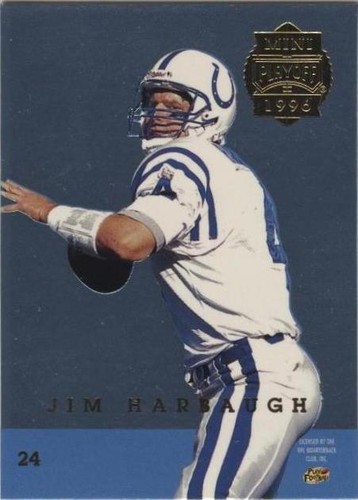 1996 Playoff Trophy Contenders Jim Harbaugh Steve Bono #24