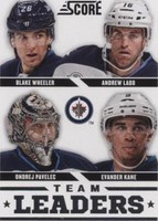 2013-14 Score - Andrew Ladd Blake Wheeler Evander Kane #580