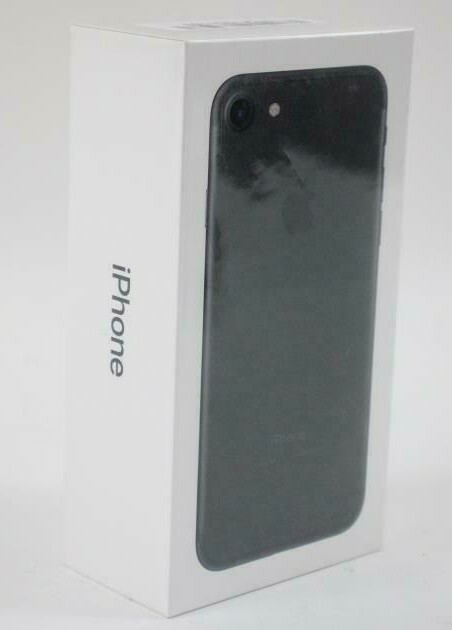 Apple iPhone 7 - 32GB - NEW in Factory Sealed Box BLACK**NO