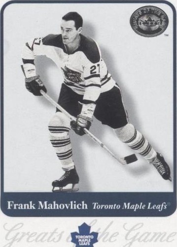 2001-02 Fleer Greats of the Game - Frank Mahovlich #55