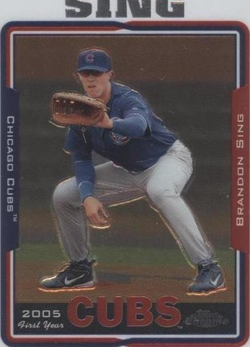 2005 Topps Chrome Update & Highlights - Brandon Sing #UH184