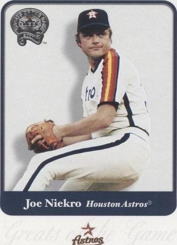 2001 Fleer Greats of the Game - Joe Niekro #128