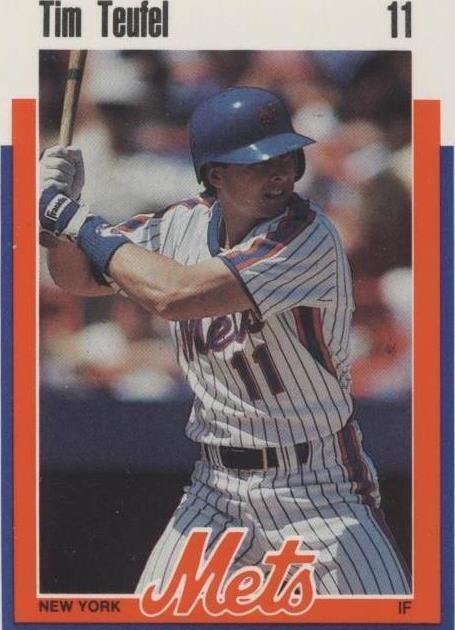 1989 Kahn's New York Mets - Tim Teufel #11