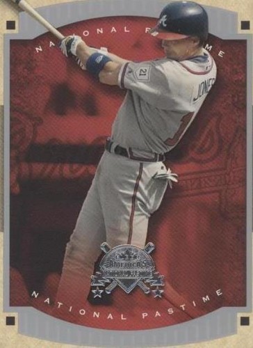 2005 Fleer National Pastime - Chipper Jones #27