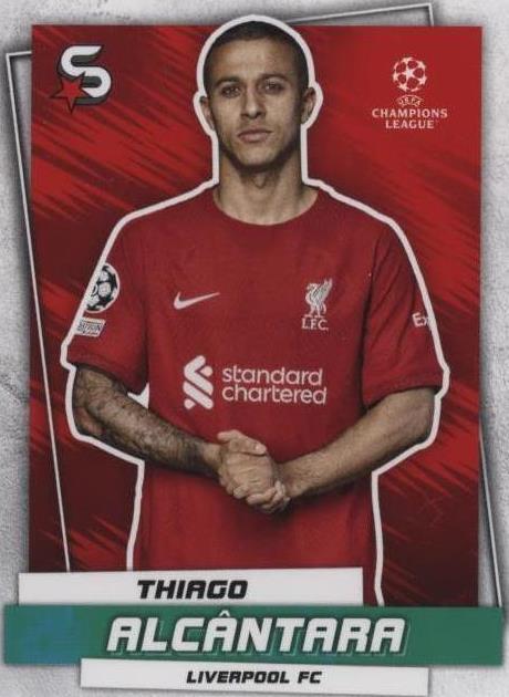 2022-23 Topps UEFA Club Competitions Superstars Thiago Alcântara #14