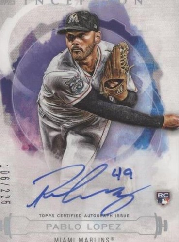 2019 Topps Inception - Pablo Lopez #RES-PL