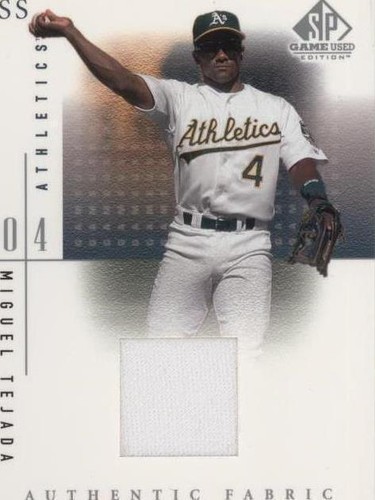 2001 SP Game Used Edition - Miguel Tejada #MT