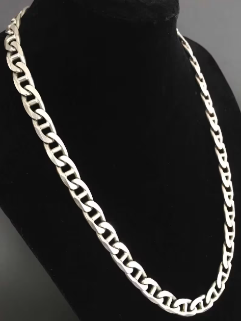 【IVE 着用】Avant Signatures Minoan Necklace( 925 Silver) Silver Man's Necklace, Dainty Silver Necklace, 925 Sterling