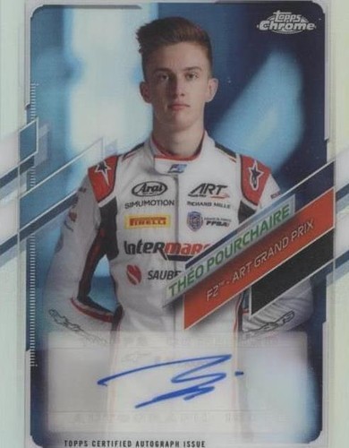 2021 Topps Chrome Formula 1 - Theo Pourchaire #CA-TP
