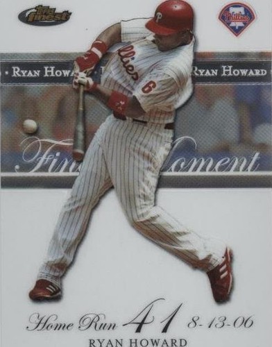 2007 Topps Finest - Ryan Howard #RH-HR 41