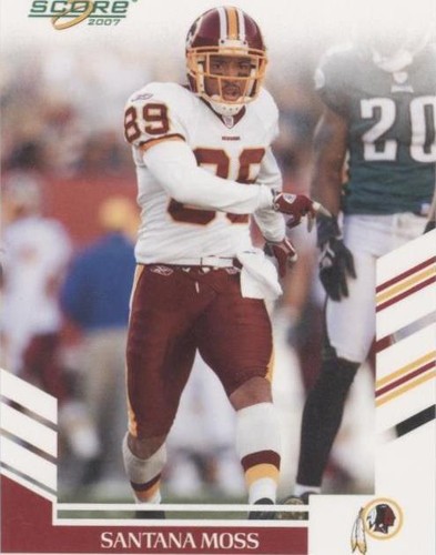 2007 Score Santana Moss #28