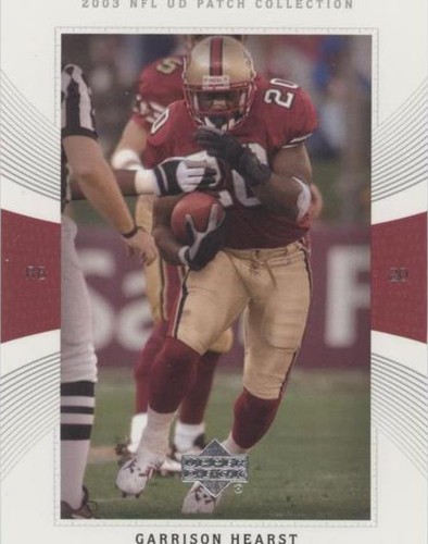 2003 Upper Deck UD Patch Collection Garrison Hearst #43