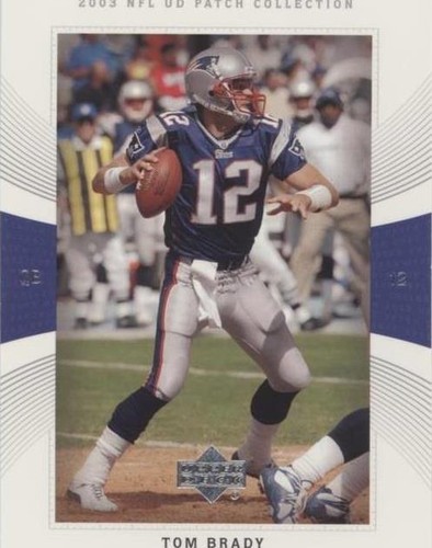 2003 Upper Deck UD Patch Collection Tom Brady #12