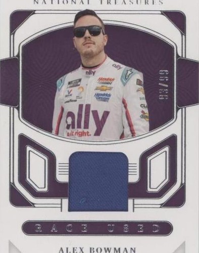 2023 Panini National Treasures - Alex Bowman #RU-ABM