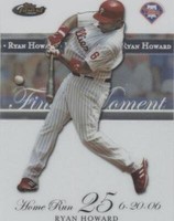2007 Topps Finest - Ryan Howard #RH-HR 25