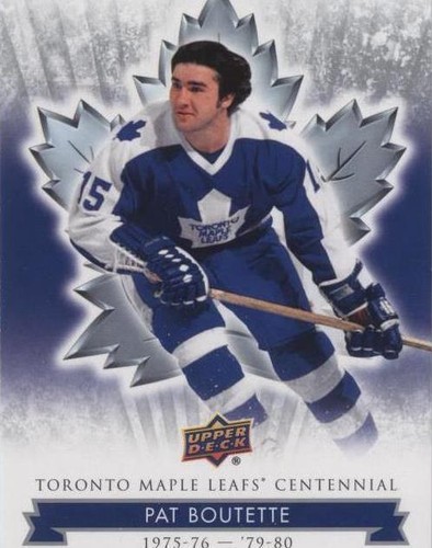 2017 Upper Deck Toronto Maple Leafs Centennial - Pat Boutette #73