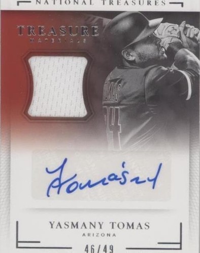2016 Panini National Treasures - Yasmany Tomas #TSM-YT