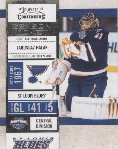2010-11 Panini Playoff Contenders - Jaroslav Halak #37