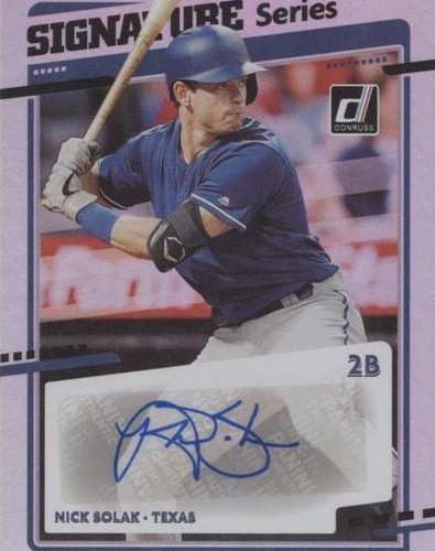 2020 Panini Donruss - Nick Solak #SS-NS