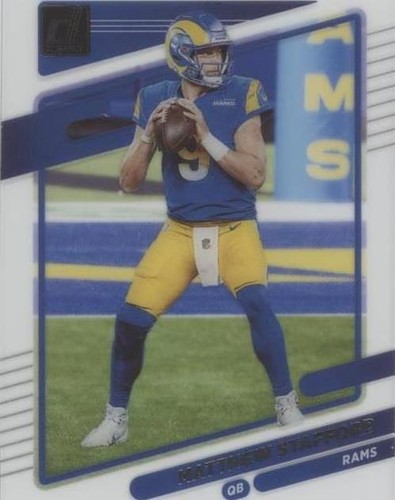 2021 Panini Clearly Donruss Matthew Stafford #26