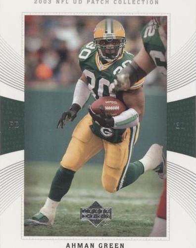 2003 Upper Deck UD Patch Collection Ahman Green #30