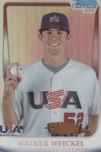 2011 Bowman Chrome - Walker Weickel #18U-25