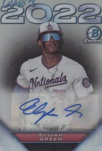 2022 Bowman Draft - Elijah Green #C22A-EG