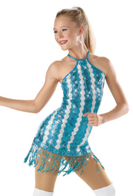 NEW Weissman ''Wooly Bully'' Dance Costume Skate Dress  6030 Adult