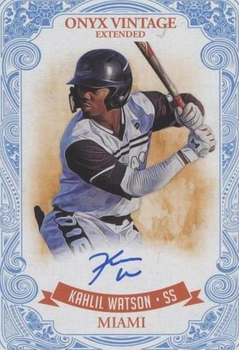 2021 Onyx Vintage Extended - Kahlil Watson #EAKW