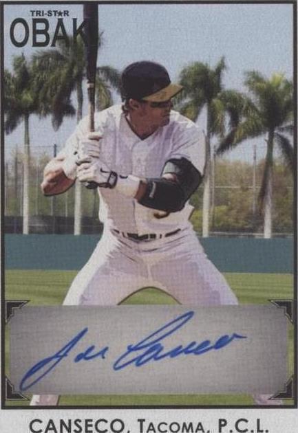 2010 TRISTAR Obak - Jose Canseco #A53