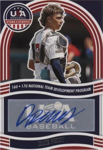 2024 Panini USA Stars & Stripes DANE PERRY #145 Blue Parallel 079